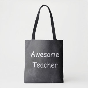 Phantastisch Teacher Chalkboard Design Geschenk Id Tasche
