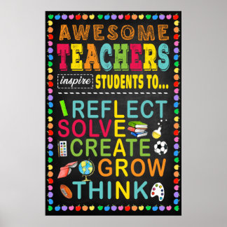 Phantastisch Teacher Inspirierte Studentenplakat Poster