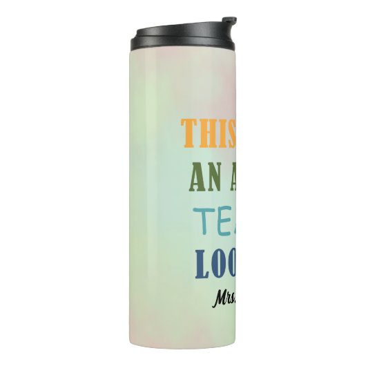 Phantastisch Teacher Personalisiert Thermal Tumble Thermosbecher (Nach links gedreht)