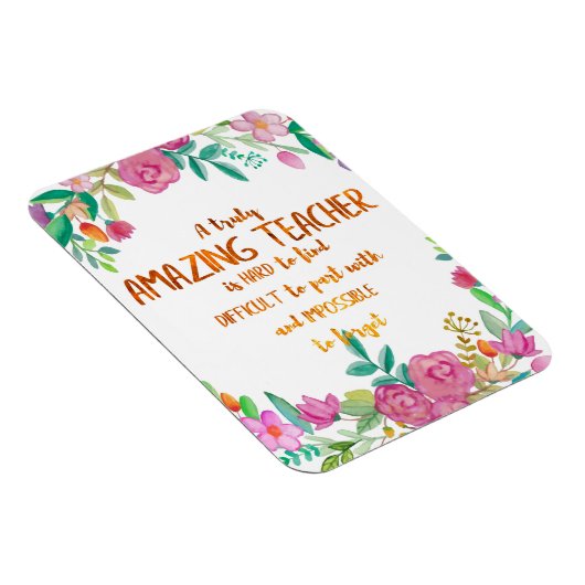 Phantastisch Teacher Wertschätzung Geschenk-Zeiche Magnet (Rechte Seite)