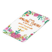 Phantastisch Teacher Wertschätzung Geschenk-Zeiche Magnet (Linke Seite)