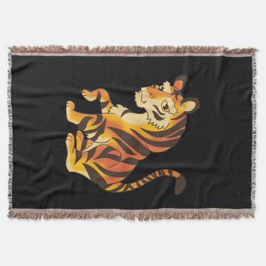 Phantastisch Tiger Throw Blanket Decke (Vorderseite)