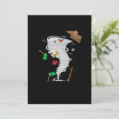 Phantastisch Tornado und Sturmjagd Einladung (Stehend Vorderseite)