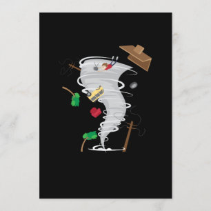 Phantastisch Tornado und Sturmjagd Einladung