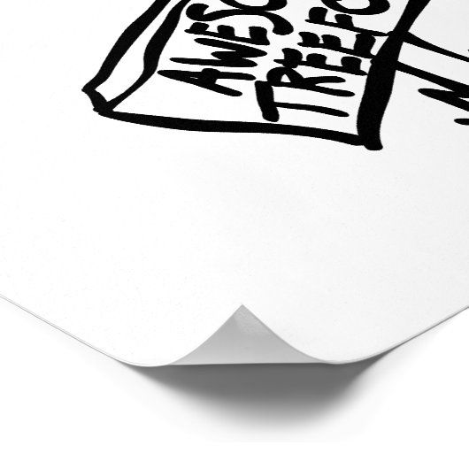 Phantastisch Treefort Sign Poster (Ecke)