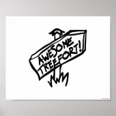 Phantastisch Treefort Sign Poster (Vorne)