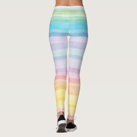 Phantastisch Trendy Rainbow Leggings (Rückseite)