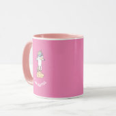 Phantastisch Trendy Unicorn Party Rosa Tasse (Vorderseite Links)