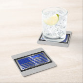 Phantastisch Tribute American Paratrooper Flag Rechteckiger Pappuntersetzer (Vor Ort)