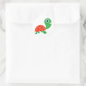 Phantastisch Turtle Runder Aufkleber (Tasche)