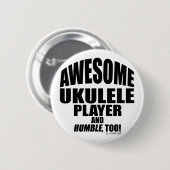 Phantastisch Ukulele Player Button (Vorne & Hinten)
