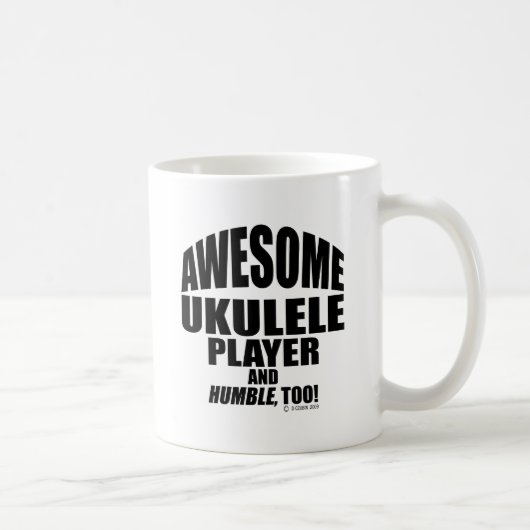 Phantastisch Ukulele Player Kaffeetasse (Rechts)