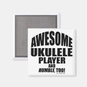 Phantastisch Ukulele Player Magnet (Vorderseite/Rückseite)
