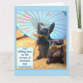 Phantastisch und Bombdiggity Karte (Vorderseite)