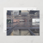 Phantastisch View Willis Tower nach unten Postkarte (Vorne/Hinten)