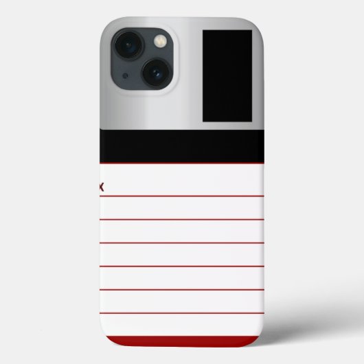 PHANTASTISCH ! Vintage Diskette Case-Mate iPhone Hülle (Rückseite)