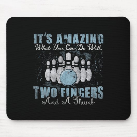Phantastisch, was man mit zwei Finger und einem Th Mousepad (Vorne)
