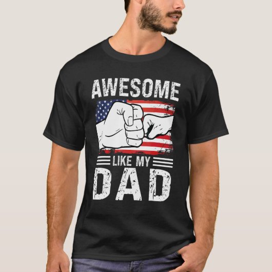 Phantastisch wie mein Vater Daughter Son T-Shirt (Vorderseite)