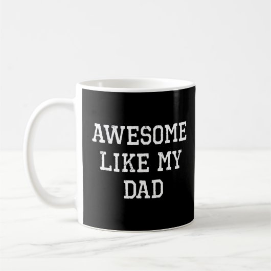 Phantastisch wie mein Vater Vater Cool Kaffeetasse (Links)
