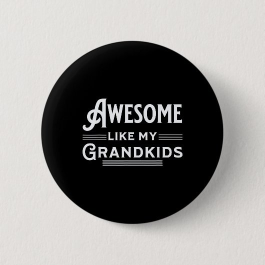 Phantastisch wie meine Enkelkinder Väter Mütter Gr Button (Vorderseite)