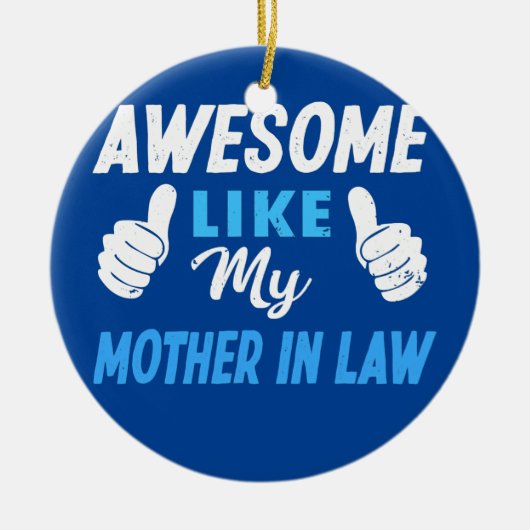 Phantastisch wie meine Mutter im Jura Keramik Ornament (Vorne)