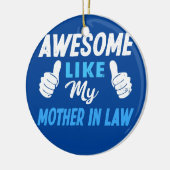 Phantastisch wie meine Mutter im Jura Keramik Ornament (Links)