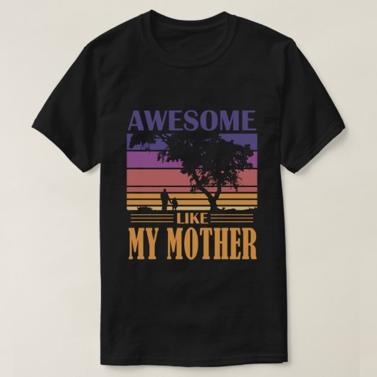 Phantastisch wie meine MUTTER Vintag T-Shirt (Design vorne)
