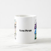 Phantastisch wie meine Schwiegertochter, farbenfro Kaffeetasse (Mittel)