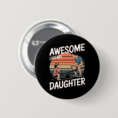 phantastisch wie meine Tochter Button (Vorne & Hinten)