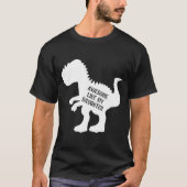 Phantastisch wie meine Tochter Funny Dinosaur Blac T-Shirt (Vorderseite)