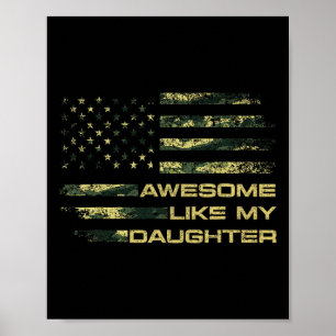 Phantastisch wie meine Tochter Funny Mthers Vatert Poster