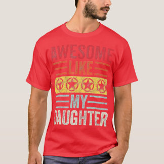 Phantastisch wie meine Tochter Funny Vintager Vate T-Shirt
