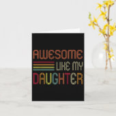 Phantastisch wie meine Tochter gibt Männern Vater Karte (Gelbe Blume)