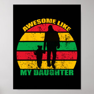 Phantastisch wie meine Tochter Juneteenth Black Me Poster