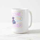 Phantastisch wie meine Tochter - Retrogeschenk des Kaffeetasse (VorderseiteRechts)