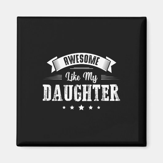 Phantastisch wie meine Tochter spendet Männer Vate Magnet (Vorne)