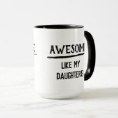 Phantastisch wie meine Töchter Tasse (VorderseiteRechts)