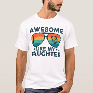 Phantastisch wie meine Tochter Vatertag Funny Fish T-Shirt
