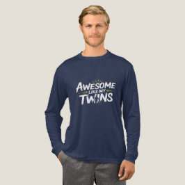 Phantastisch Wie meine Twins - Vater der Twins Tri-Blend Shirt