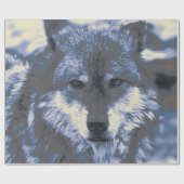 phantastisch Wolf Geschenkpapier (Flach)