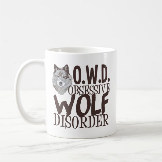 Phantastisch Wolf Kaffeetasse (Links)