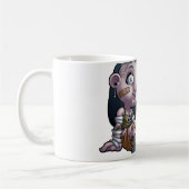 Phantastisch Zombie Girl Kaffeetasse (Links)