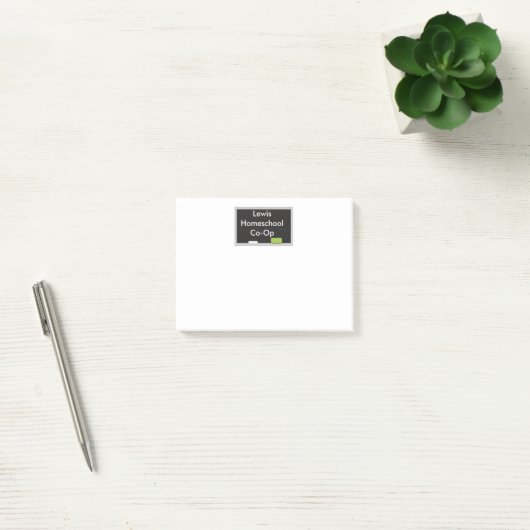 Phantastisch Zuhause School Co Op Chalkboard Post-it Klebezettel (Büro)