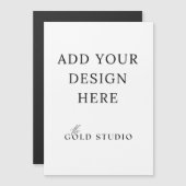 Phantastische 5 x 7 Magnetkarte Einladung unbedruc (Vorne/Hinten)