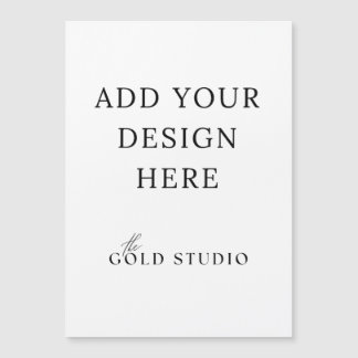 Phantastische 5 x 7 Magnetkarte Einladung unbedruc