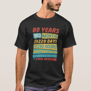 Phantastische 80 Jahre alte limitierte Edition Vin T-Shirt