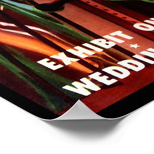 Phantastische Abenteuer #2 Retro Sci Fi Comic Book Poster (Ecke)