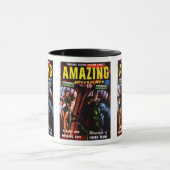 Phantastische Abenteuer #2 Retro Sci Fi Comic Book Tasse (Zentrum)
