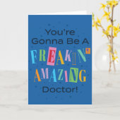 Phantastische Abschluss-Karte Karte (Gelbe Blume)