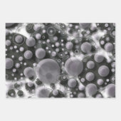 Phantastische abstrakte Blasen und Kreise Geschenkpapier Set (Vorderseite 3)